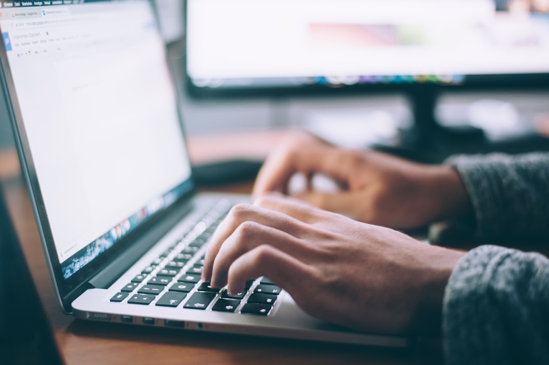 Small business owner growing online